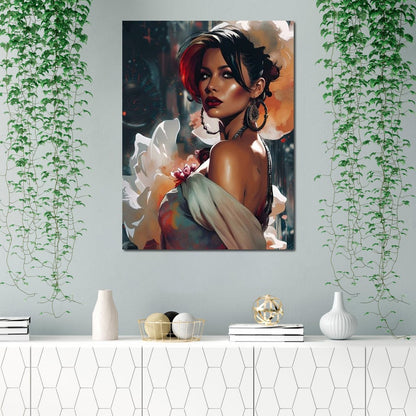 Female Portrait 114 Canvas Wall Art
