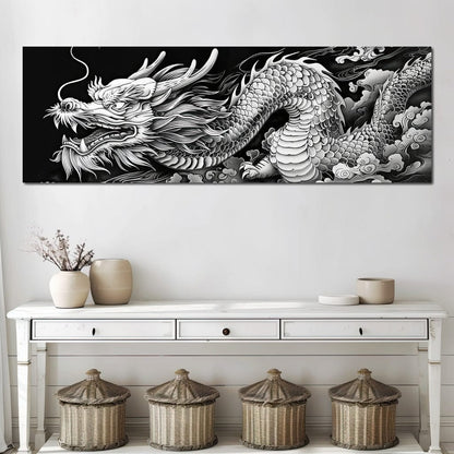 Eternal Dragon's Flight Canvas Wall Art