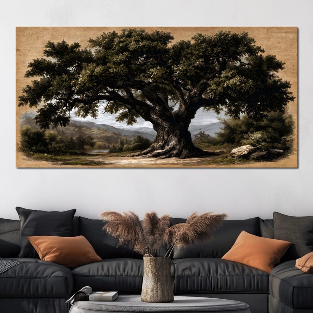 Guardian of the Ancient Hollow Canvas Wall Art