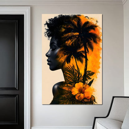 Tropical Soul Rising Heat Canvas Wall Art