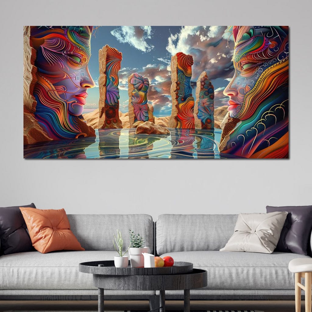 The Guardians of Psychedelia Canvas Wall Art