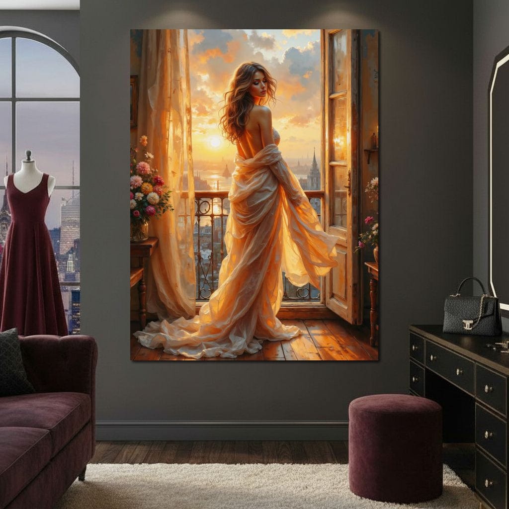 Where Light Lingers Canvas Wall Art