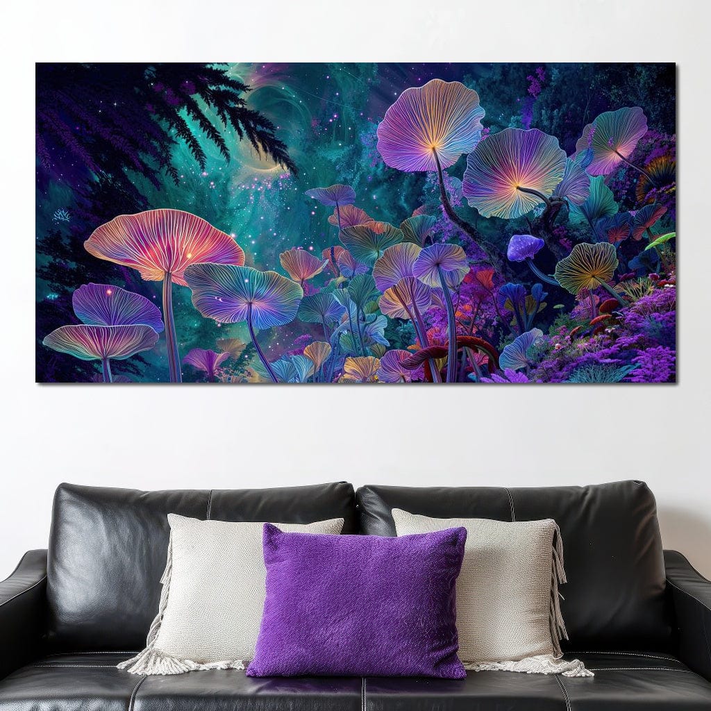 Galactic Faerie Garden Canvas Wall Art