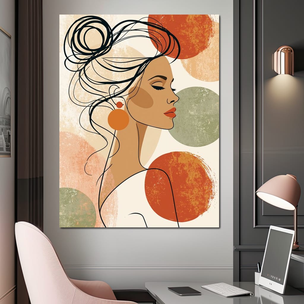 Reflections of a Soft Summer Evening Canvas Wall Art