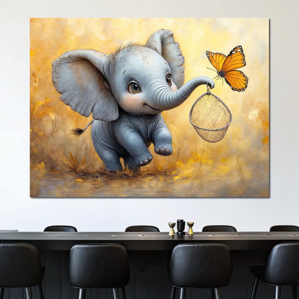 Innocence on a Golden Breeze Canvas Wall Art