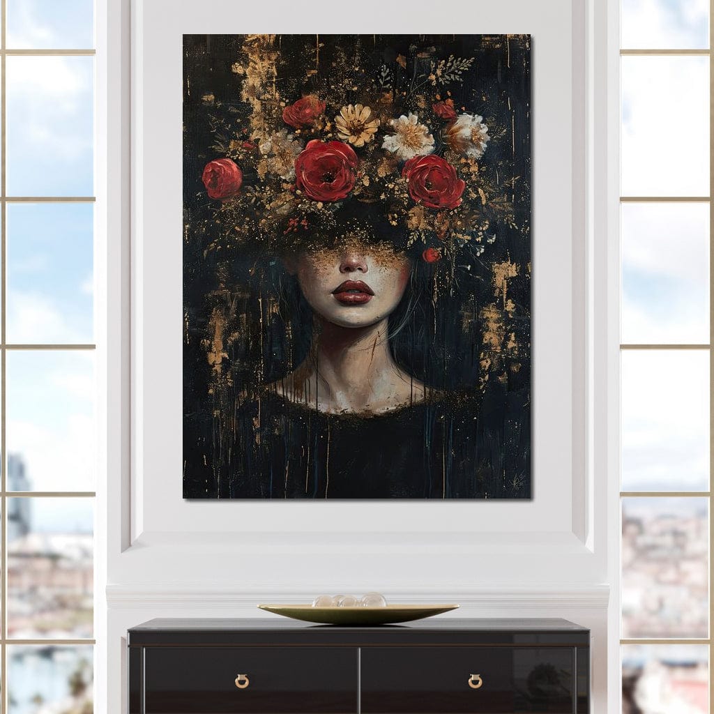 Bloom of the Nightfall Canvas Wall Art