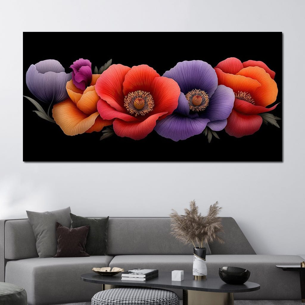 Blooming Florals Canvas Wall Art