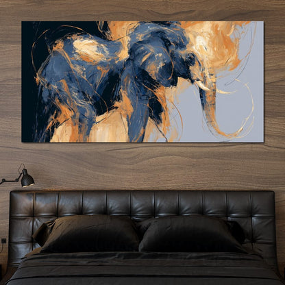 Force of the Great Elephant Wanderer Canvas Wall Art