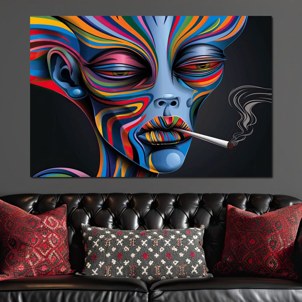 Cosmic Chillwave Canvas Wall Art