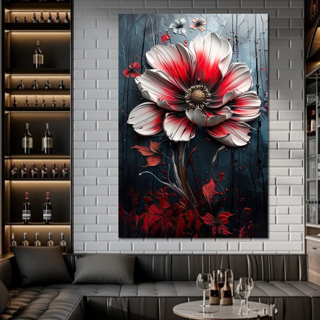 Blossom of Sanguine Dreams Canvas Wall Art