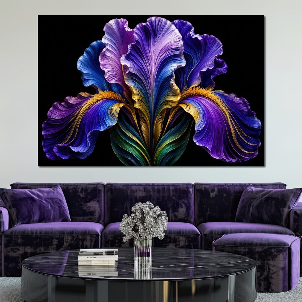Purple Reign Canvas Wall Art