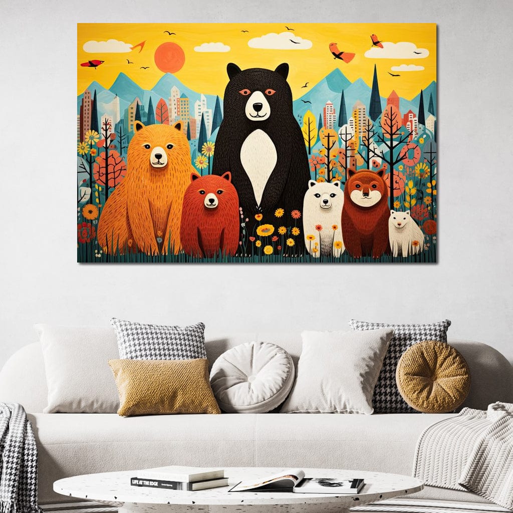 Sundown in the Wild Frontier Canvas Wall Art