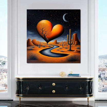 Heart of the Desert Canvas Wall Art
