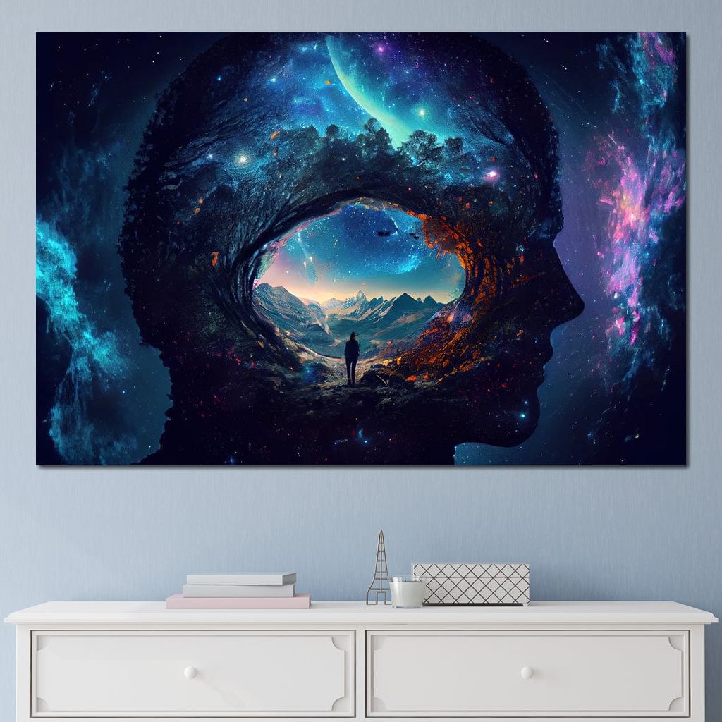 Living Inside My Head Canvas Wall Art