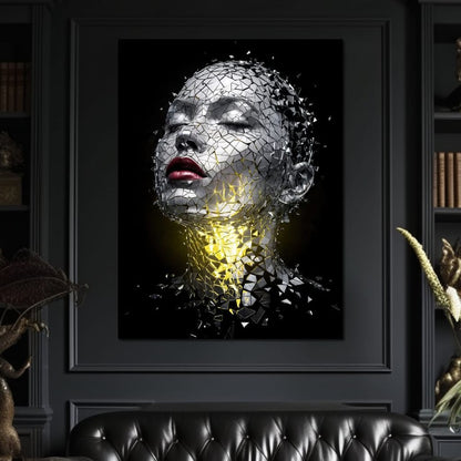 Kintsugi of the Soul Canvas Wall Art
