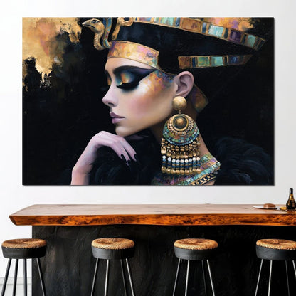 Ancient Egyptian Woman Canvas Wall Art