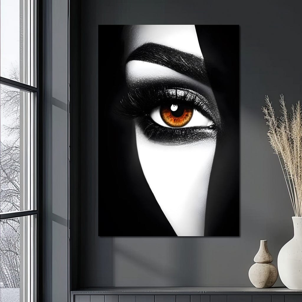 Eclipse of the Fiery Eye Canvas Wall Art