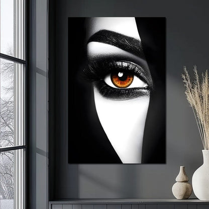 Eclipse of the Fiery Eye Canvas Wall Art