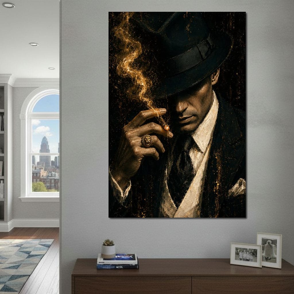 Legacy of the Gilded Shadow Canvas Wall Art