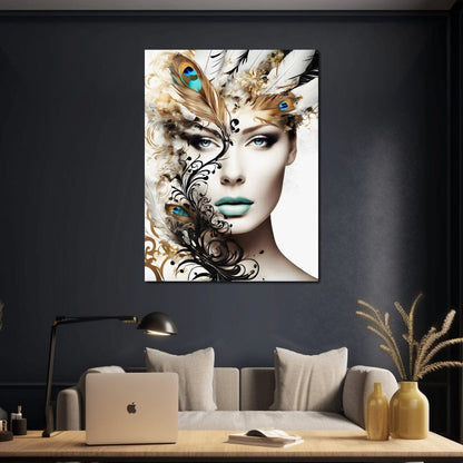 Female Portrait 138 Canvas Wall Art
