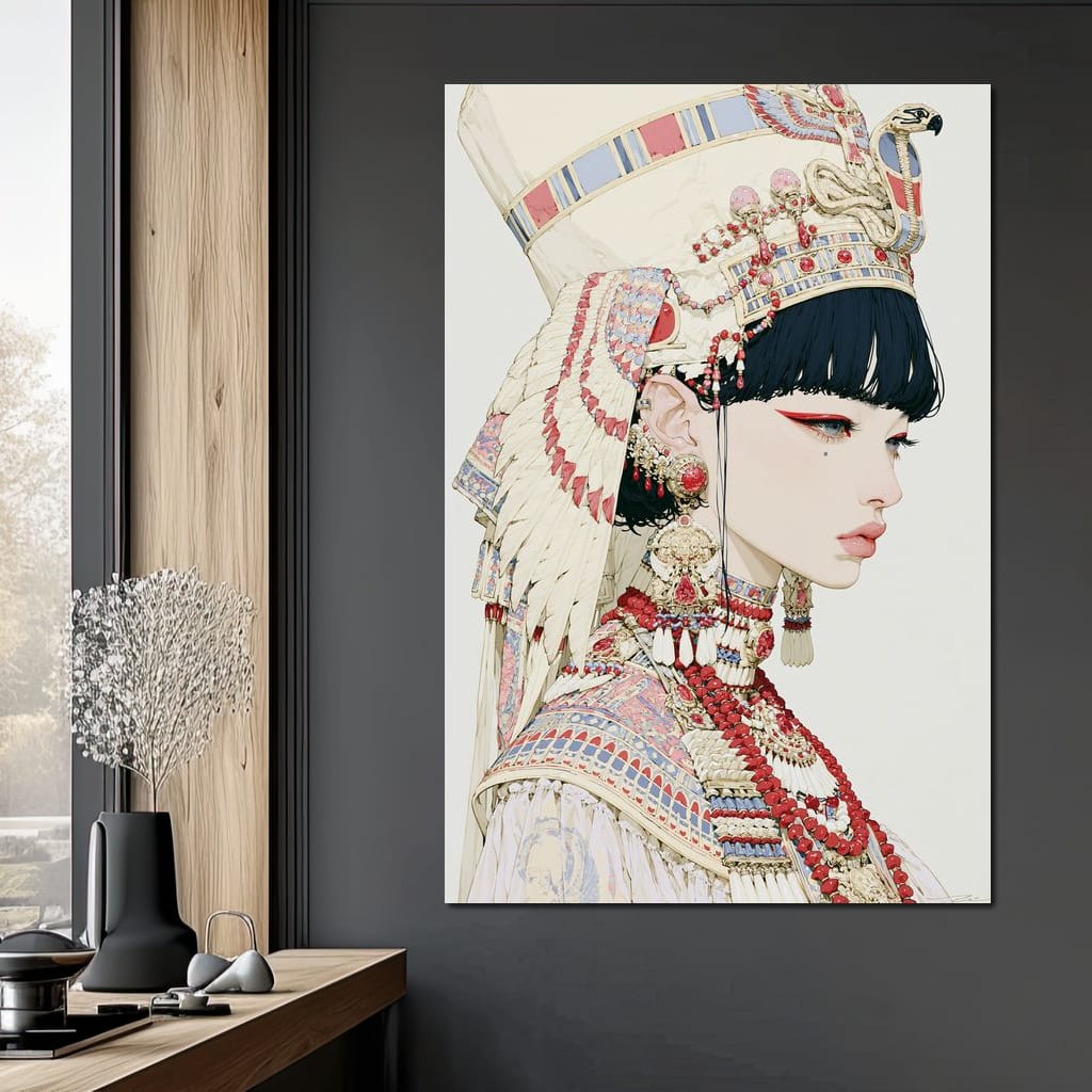 Ancient Egyptian Bride Canvas Wall Art