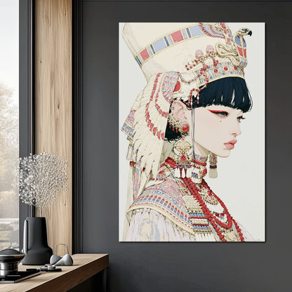Ancient Egyptian Bride Canvas Wall Art
