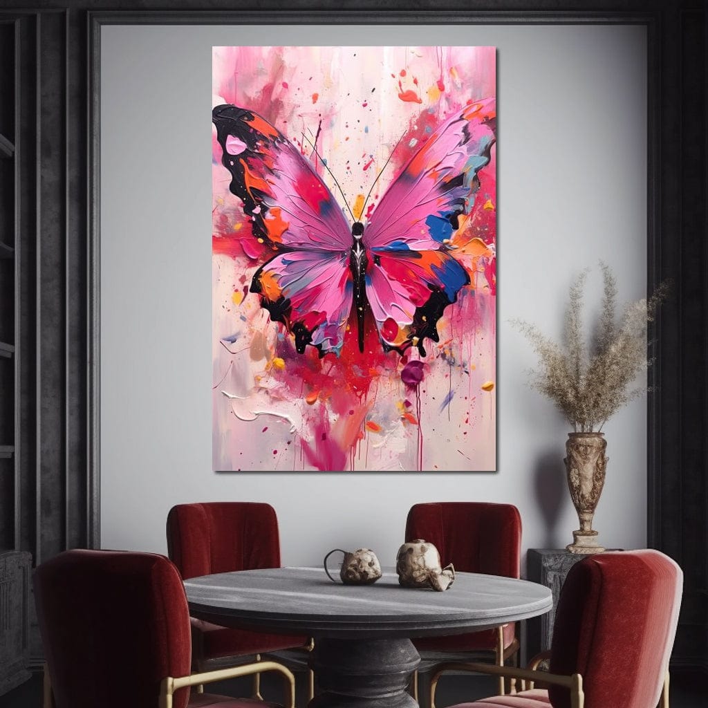 Radiant Winged Dreams Canvas Wall Art