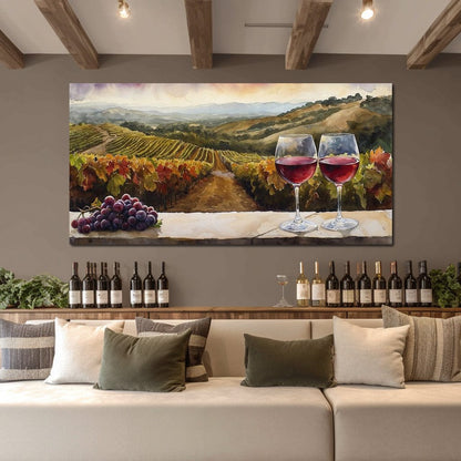 Vineyard Serenity Canvas Wall Art