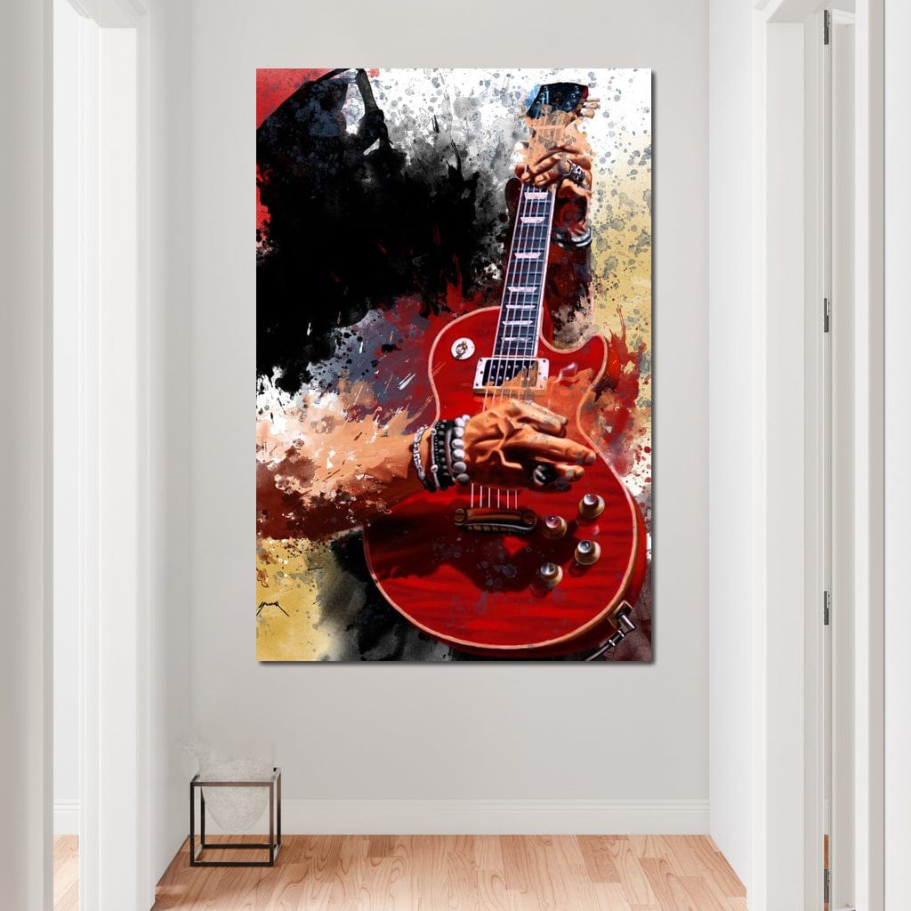 Slasher Electric Guitar Canvas Wall Art