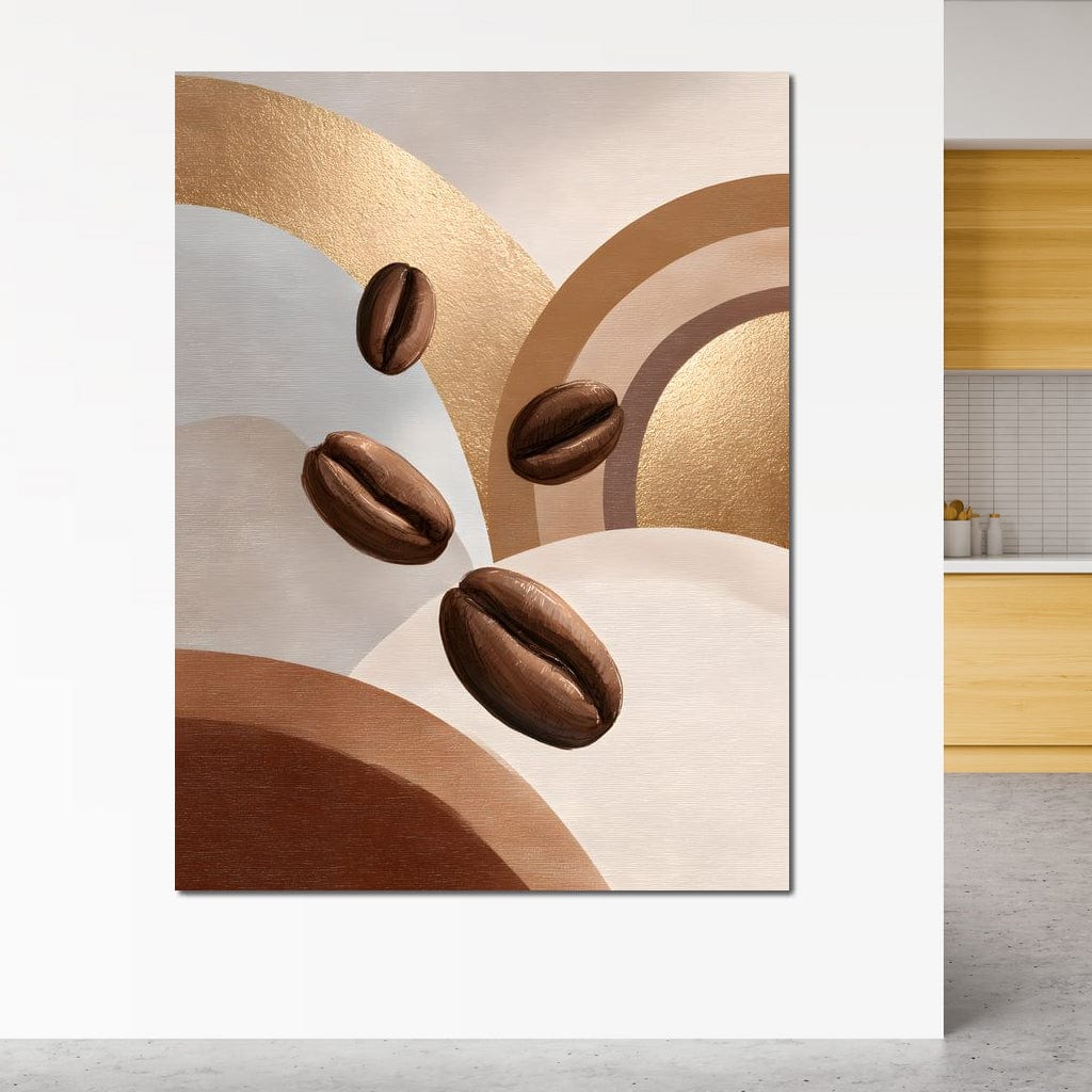 Java Coffee Beans Canvas Wall Art