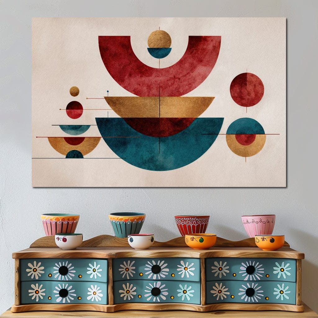 Measured Stillness Canvas Wall Art