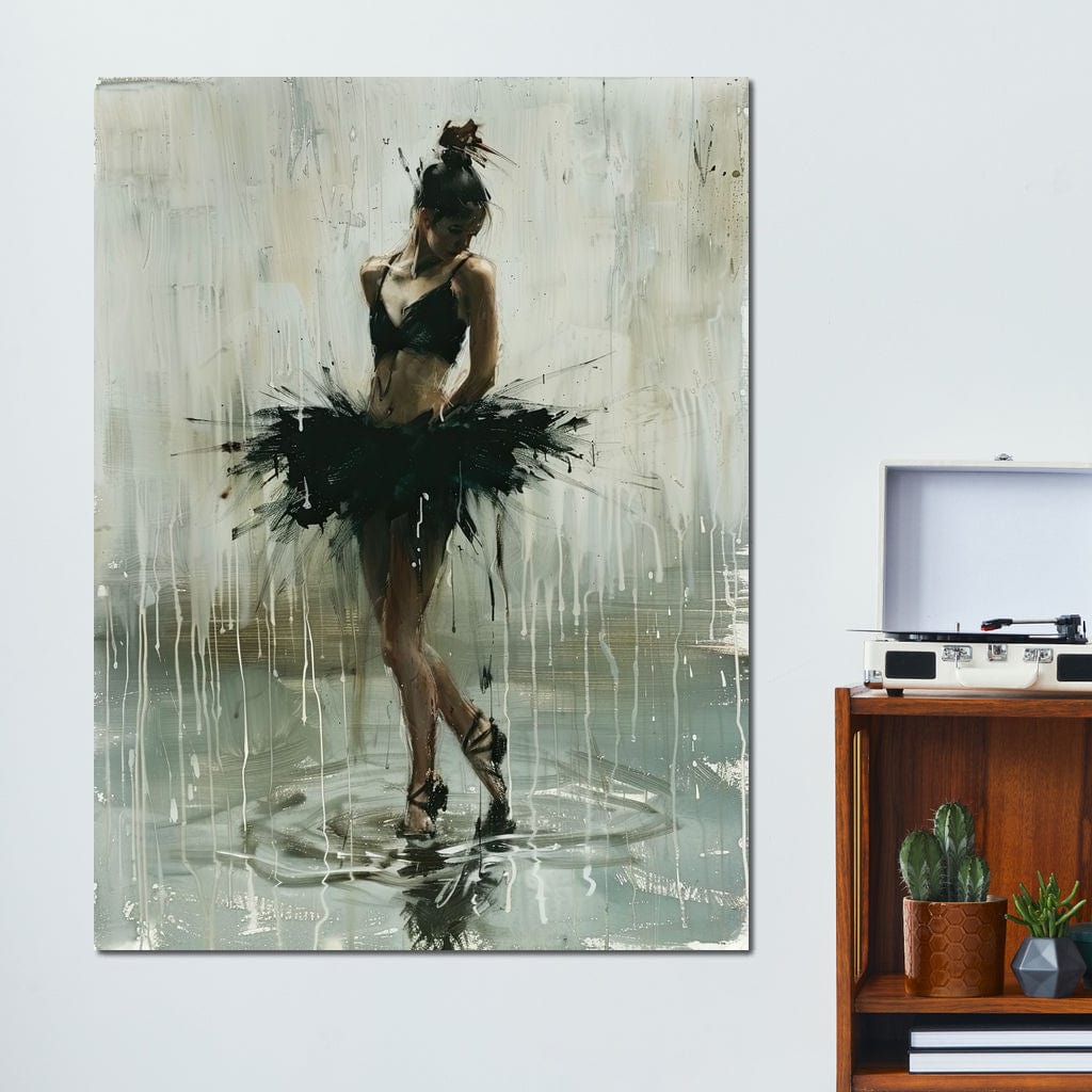 Ballet Dancer's Moment in Time Canvas Wall Art