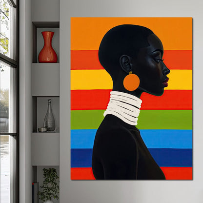 Wrapped in Pride Canvas Wall Art