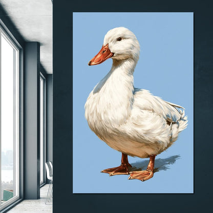 Noble Duck Standing Tall Canvas Wall Art