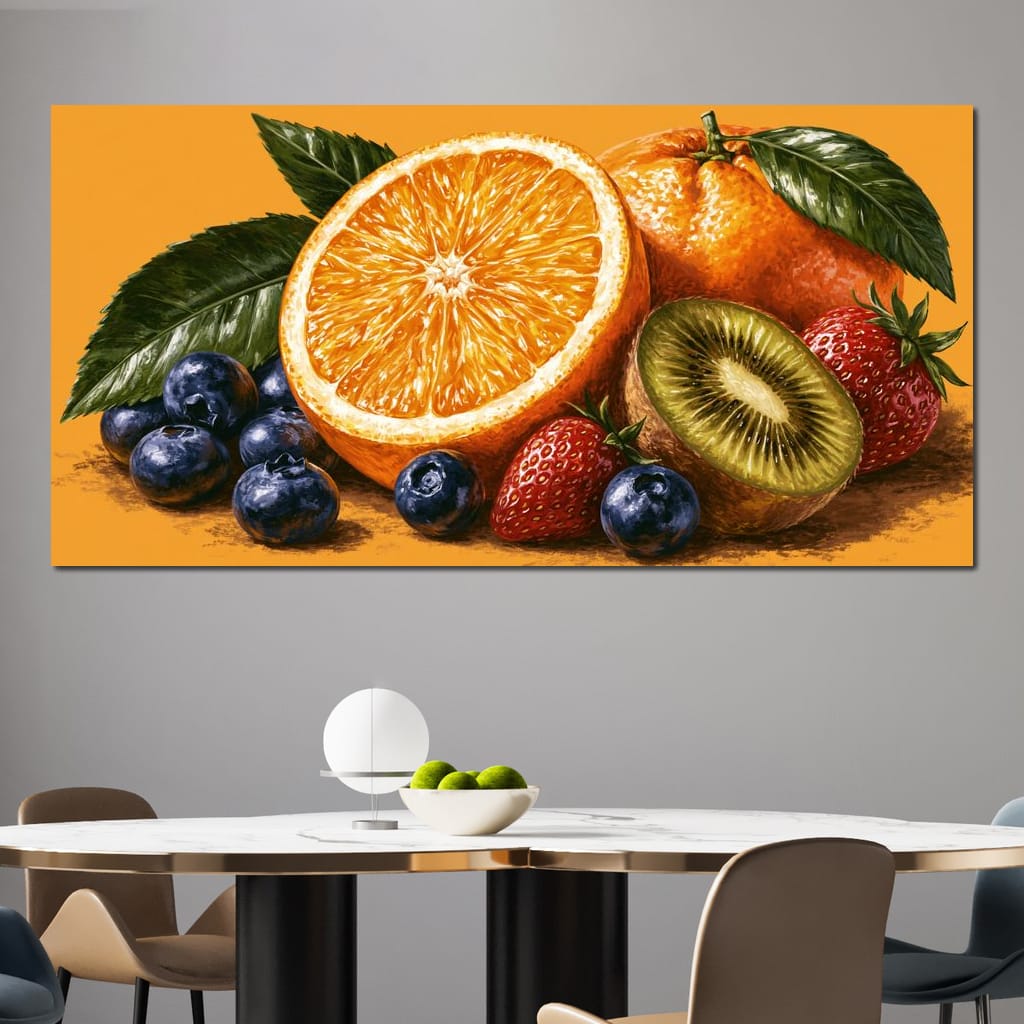 Harvest Of The Ripe Orchard Canvas Wall Art
