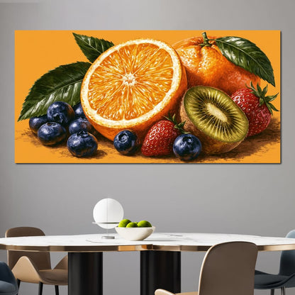 Harvest Of The Ripe Orchard Canvas Wall Art