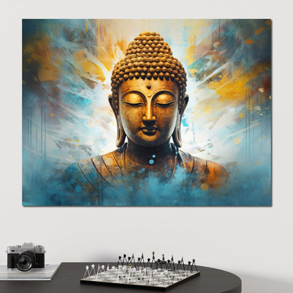 Buddha's Mystical Mural Canvas Wall Art