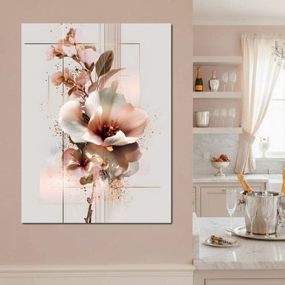 Delicate Petals Radiant Calm Canvas Wall Art