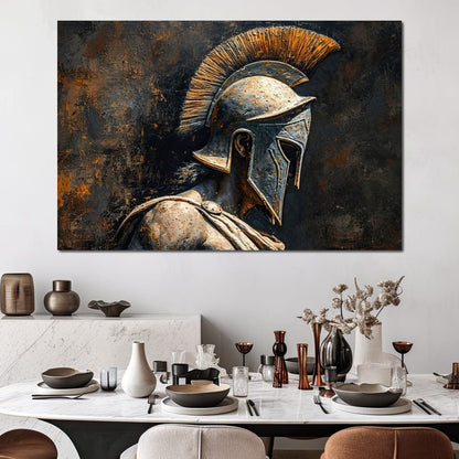 Athenian Warrior Canvas Wall Art