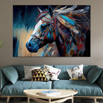 Cherokee Horse 4 Canvas Wall Art