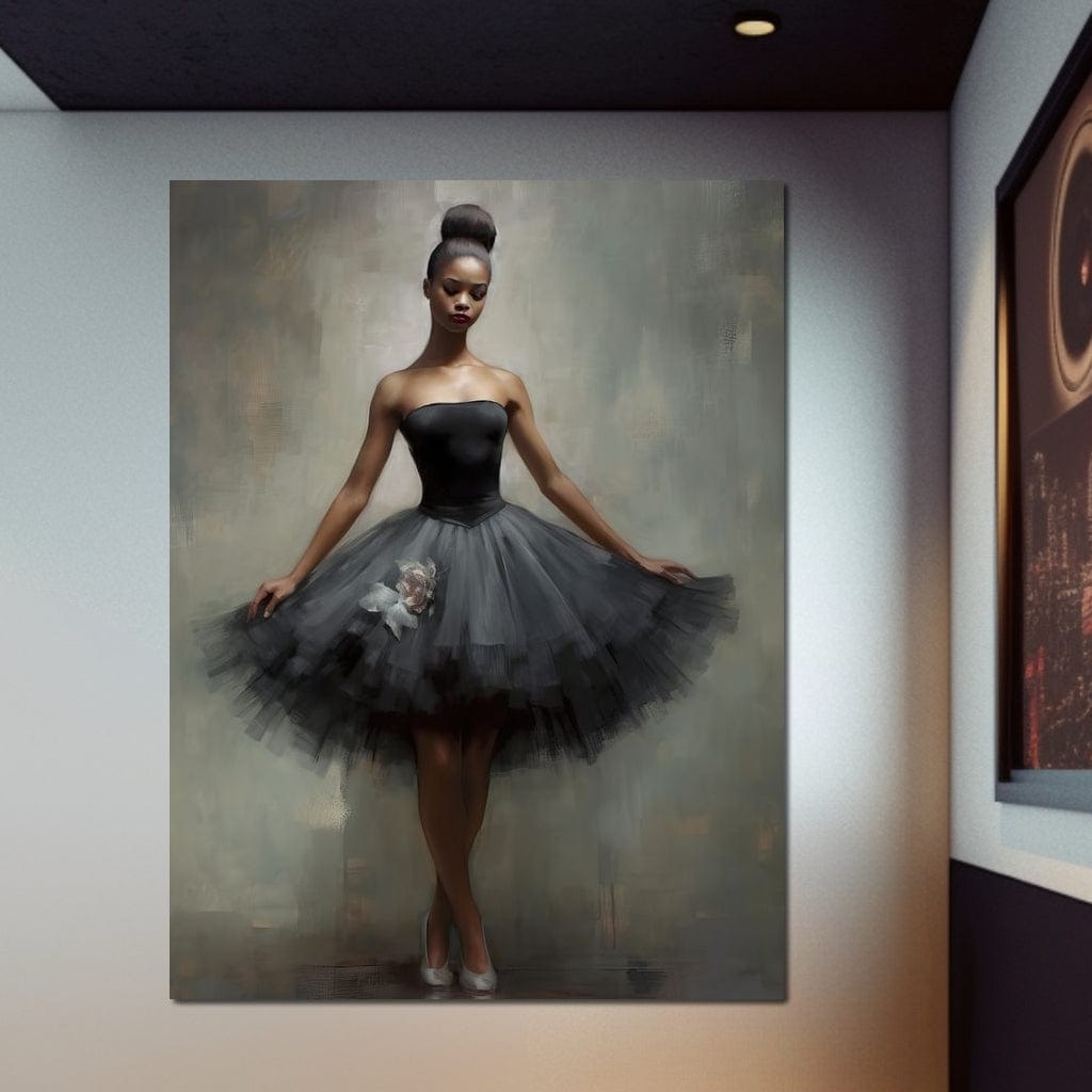 Lovely Ballerina Canvas Wall Art