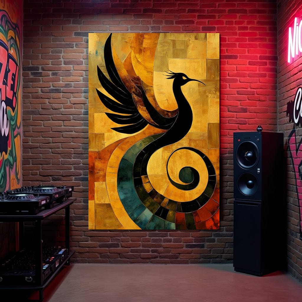Phoenix Radiance Harmony Canvas Wall Art