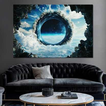Portal to Celestial Realms Canvas Wall Art