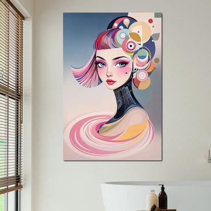 Pastel Elegy Canvas Wall Art