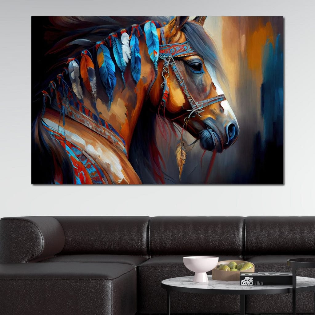 Cherokee Horse Canvas Wall Art