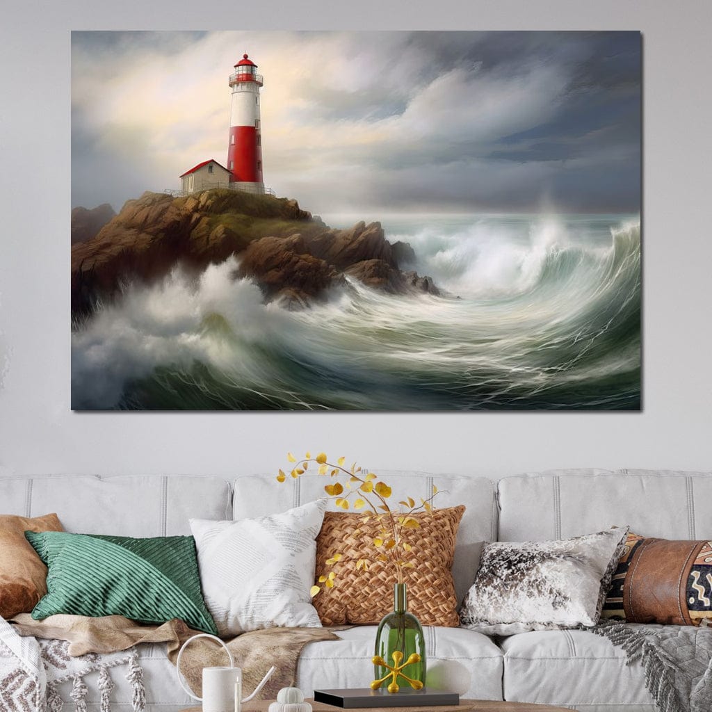 Captivating Lighthouse Canvas Wall Art