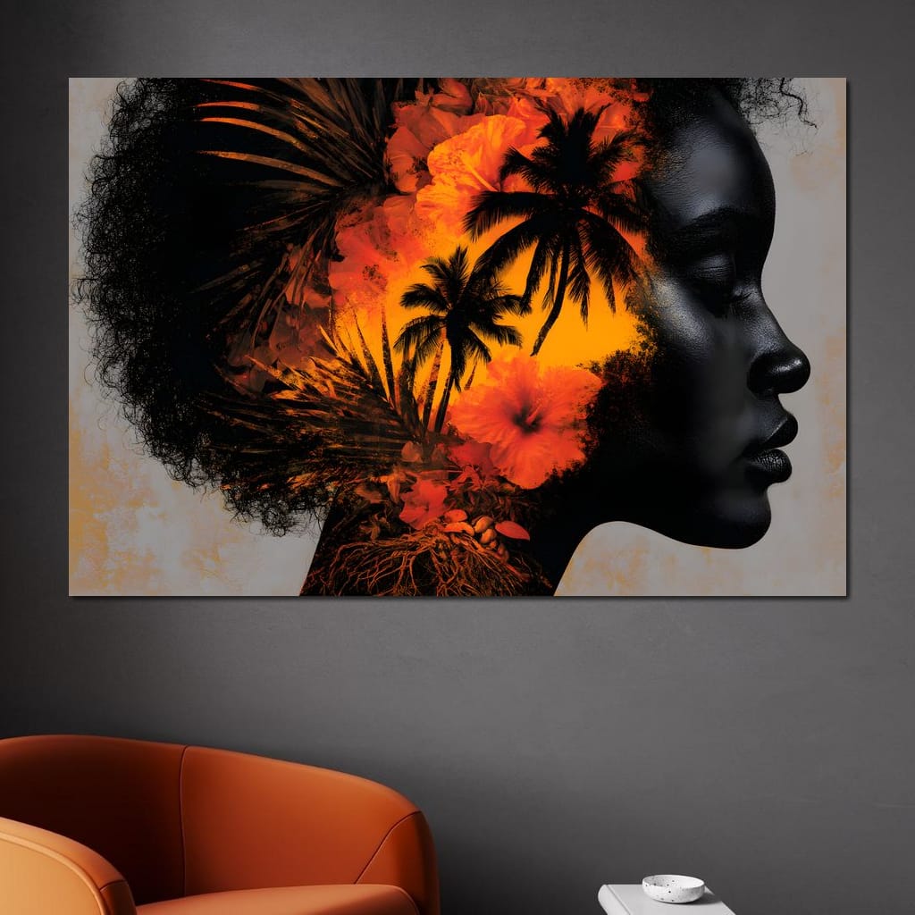 Tropical Mind Tropical Soul Canvas Wall Art