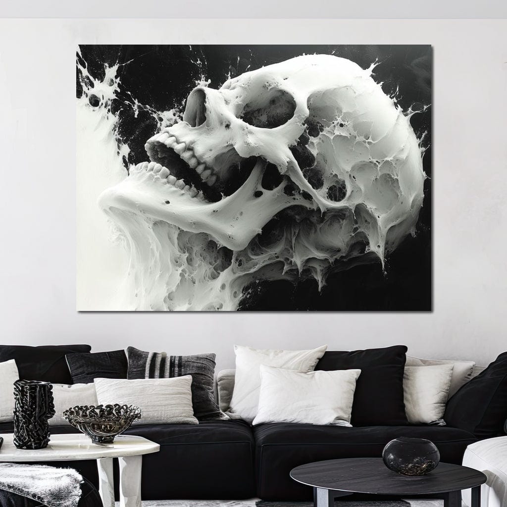 Momento Mori Canvas Wall Art