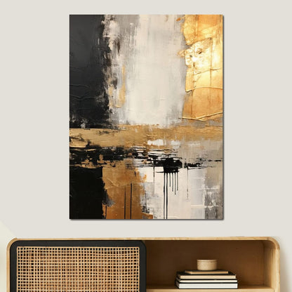 Gold Amber Shades Canvas Wall Art