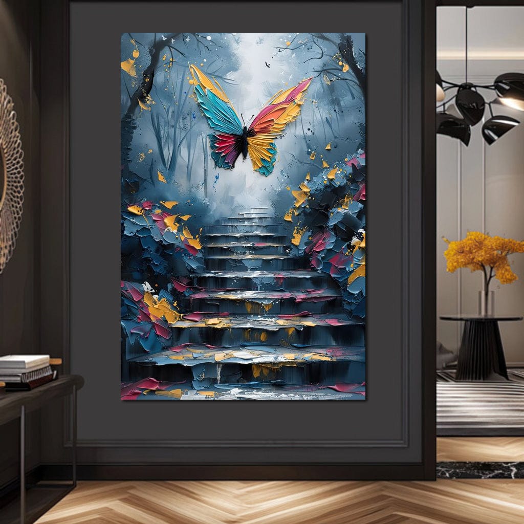 Spectral Flight Ascending Canvas Wall Art
